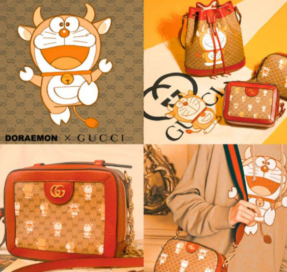 哆啦A夢(mèng)和古馳品牌聯(lián)名