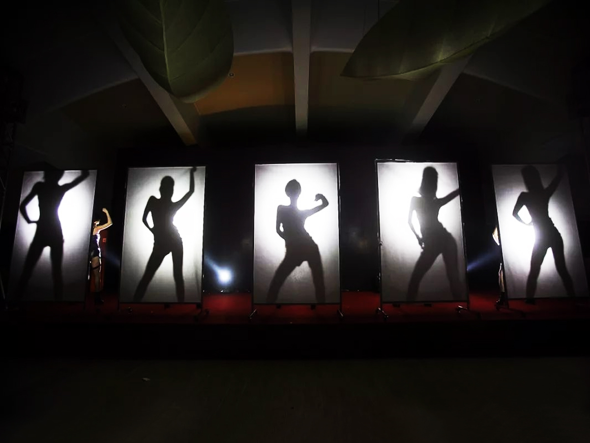 神秘、驚艷的影子舞